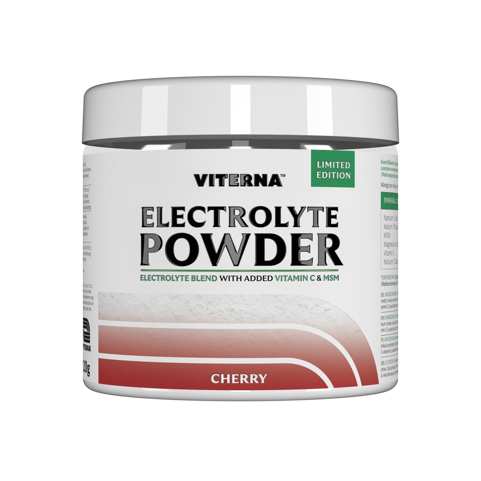 Viterna Electrolyte Powder Cherry Vegan