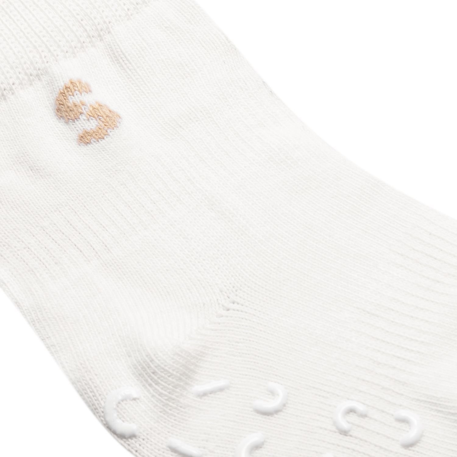 Stuckies Strumpor i bomull White 22/24 Anti-Slip 1-pack