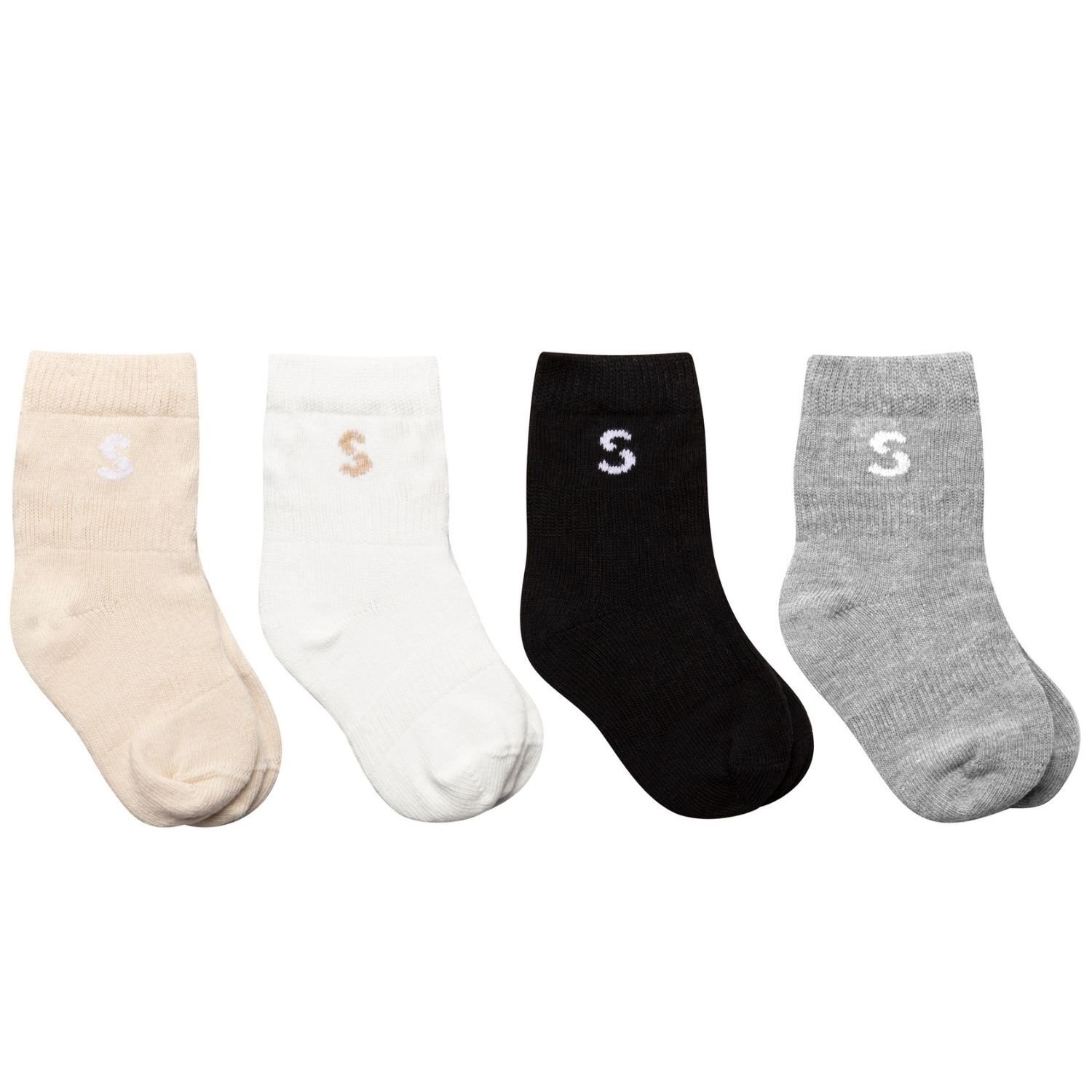 Stuckies Strumpor i bomull Classic 10/15 Utan Anti-Slip 4-pack