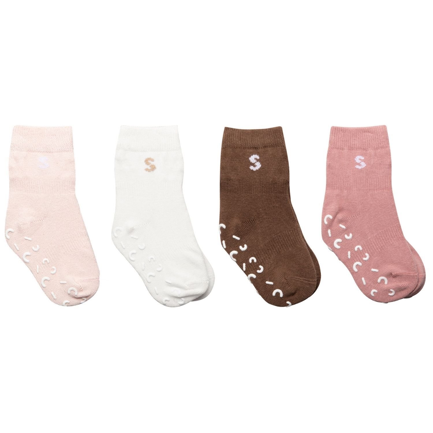 Stuckies Strumpor i bomull Rosie 25/27 Anti-Slip 4-pack