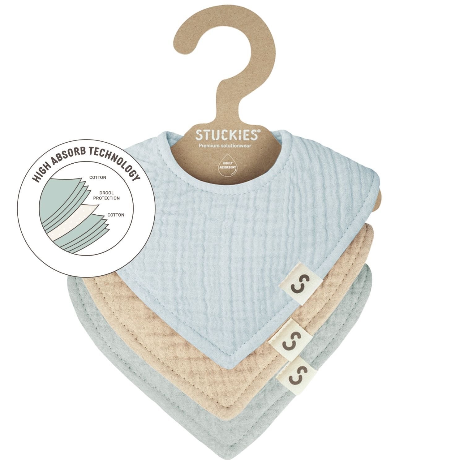 Stuckies Högabsorberande dregglisar Cloud 3-pack