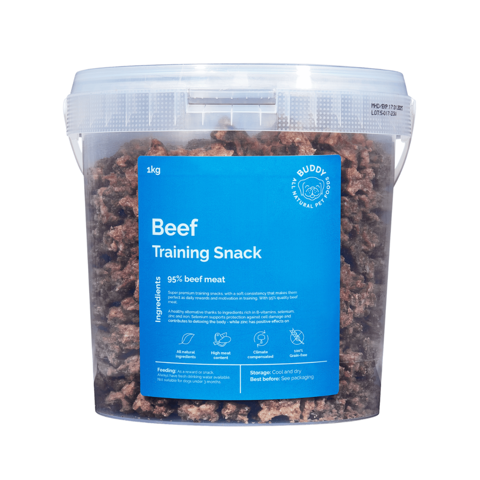 Buddy Pet Foods Beef Training Snack 1 kg