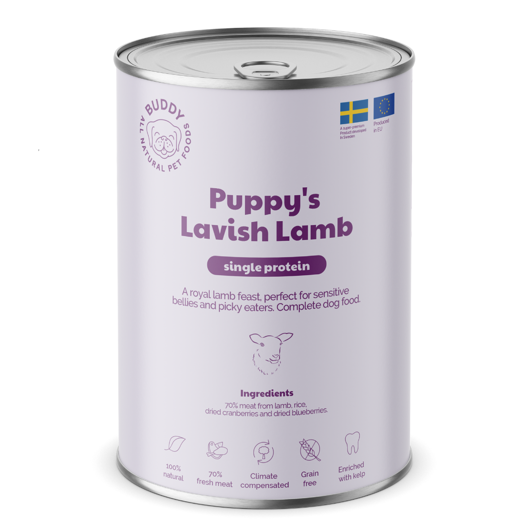 Buddy Pet Foods Puppy Lavish Lamb 400 g