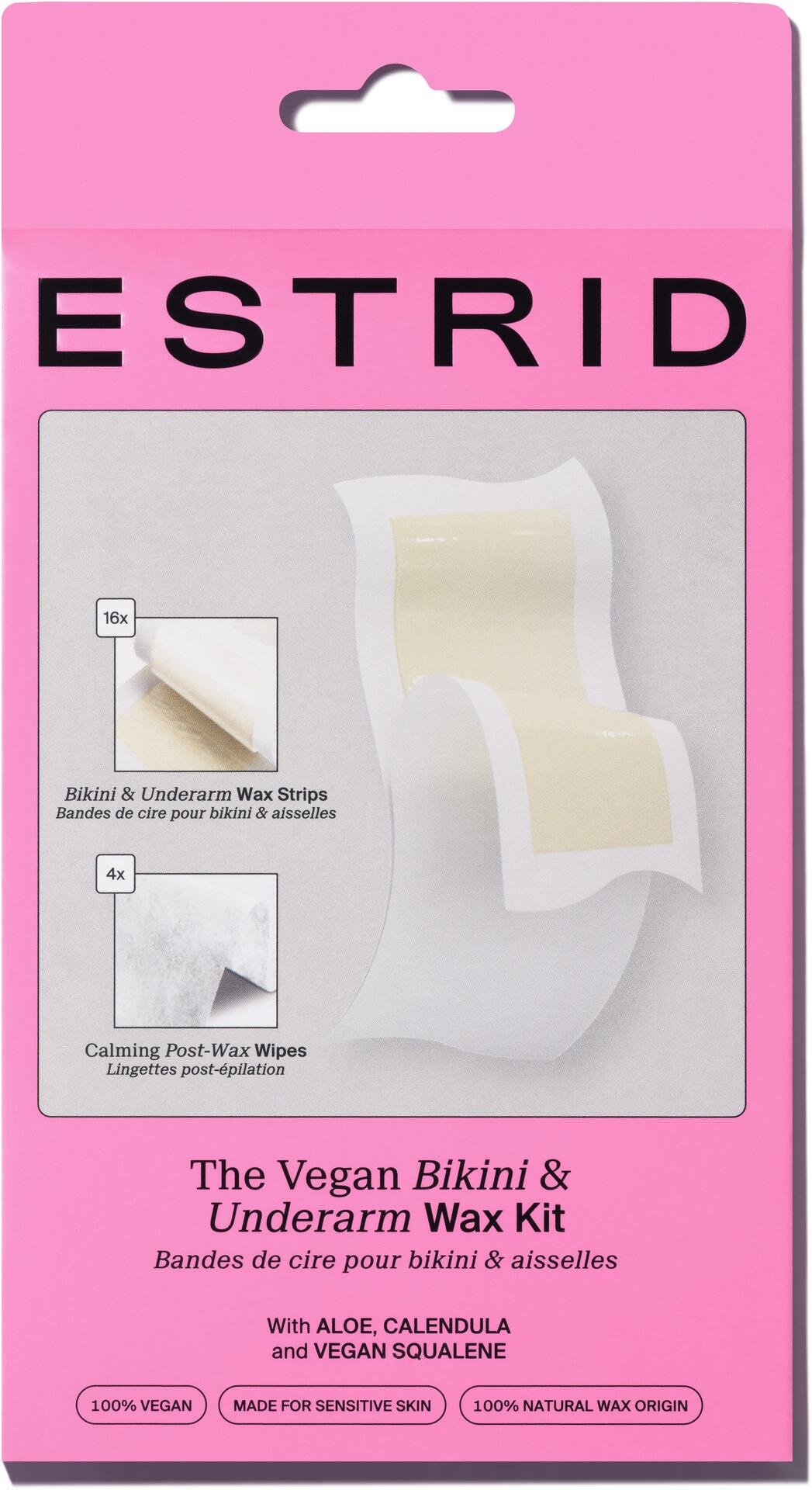 Estrid The Vegan Bikini & Underarm Wax Kit