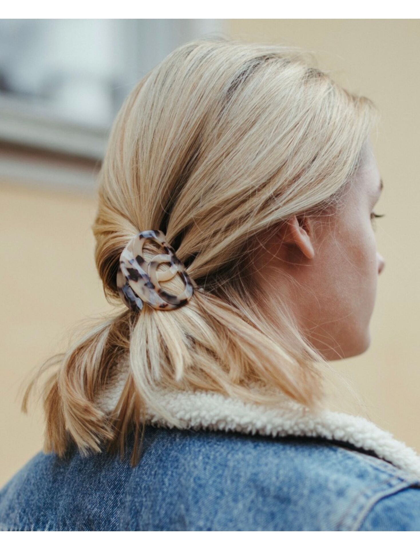 ByBarb Mindre Hårklämma Coco Sköldpaddsfärgad 1 st