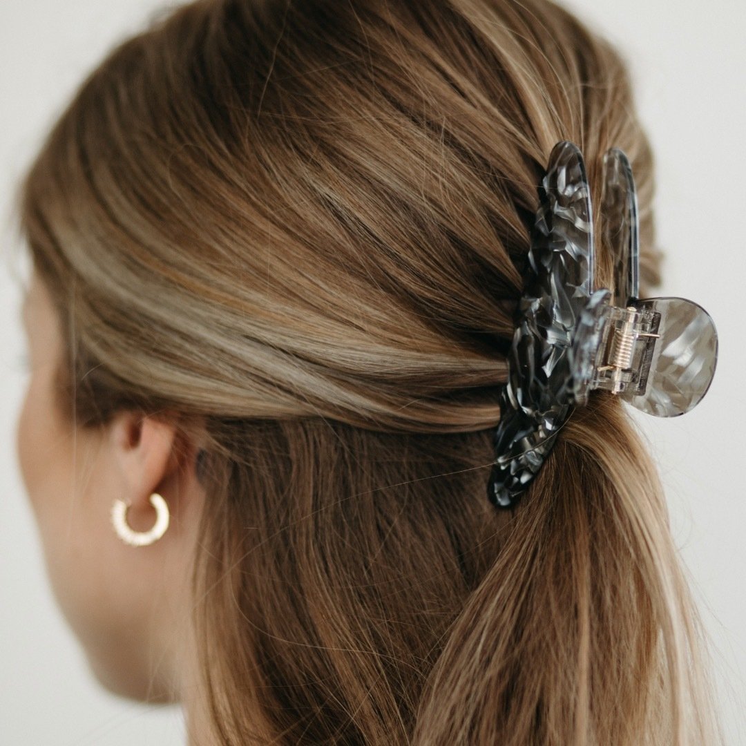 ByBarb Hårklämma Grace Gråmelerad 1 st