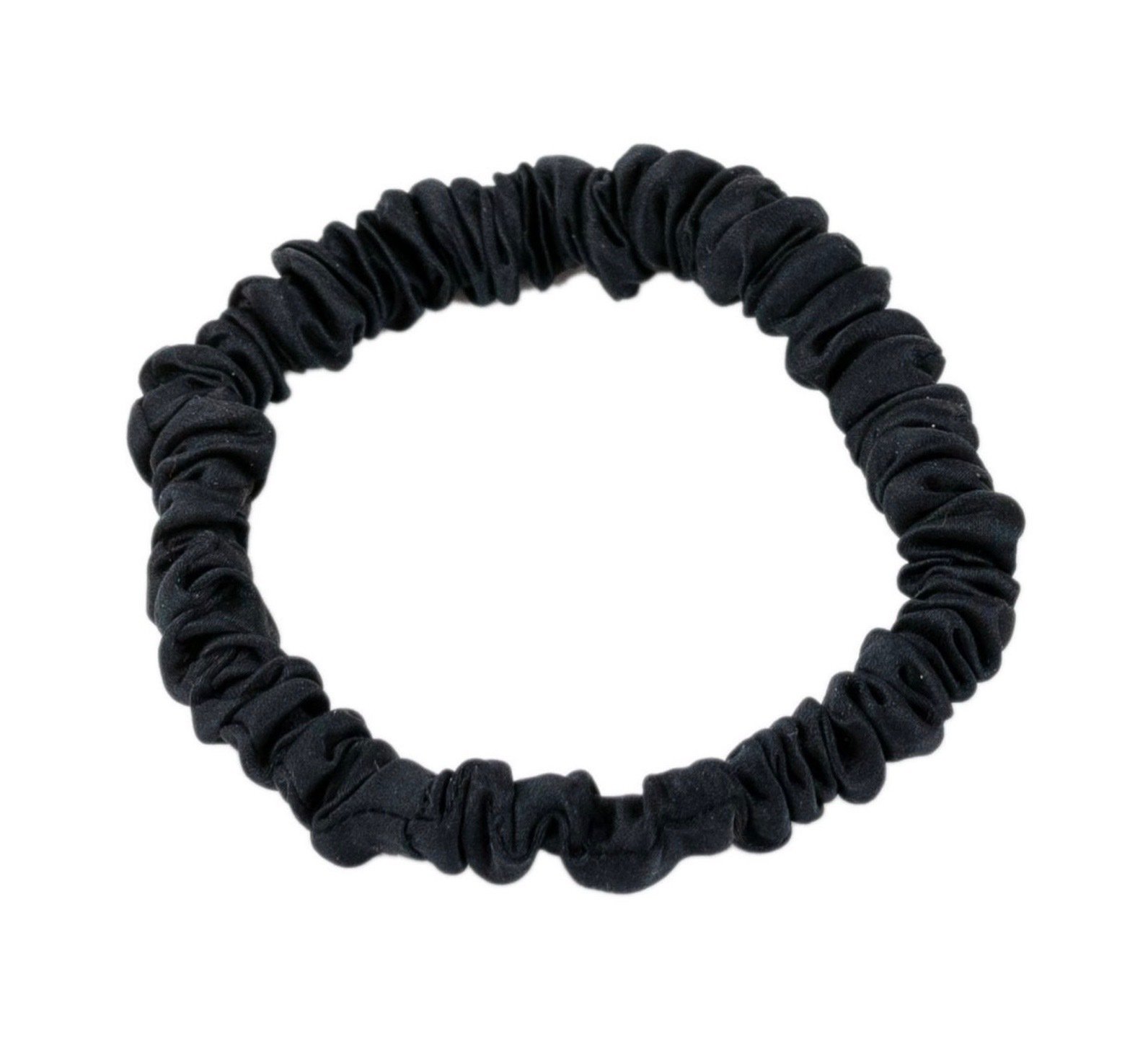 ByBarb Tunn Sidensnodd Svart 1 st