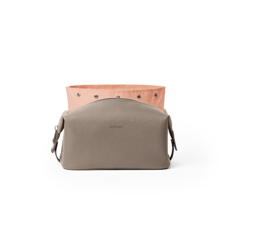 Bon Voy Weekend Toiletry Bag Medium Taupe/Rosa 1st