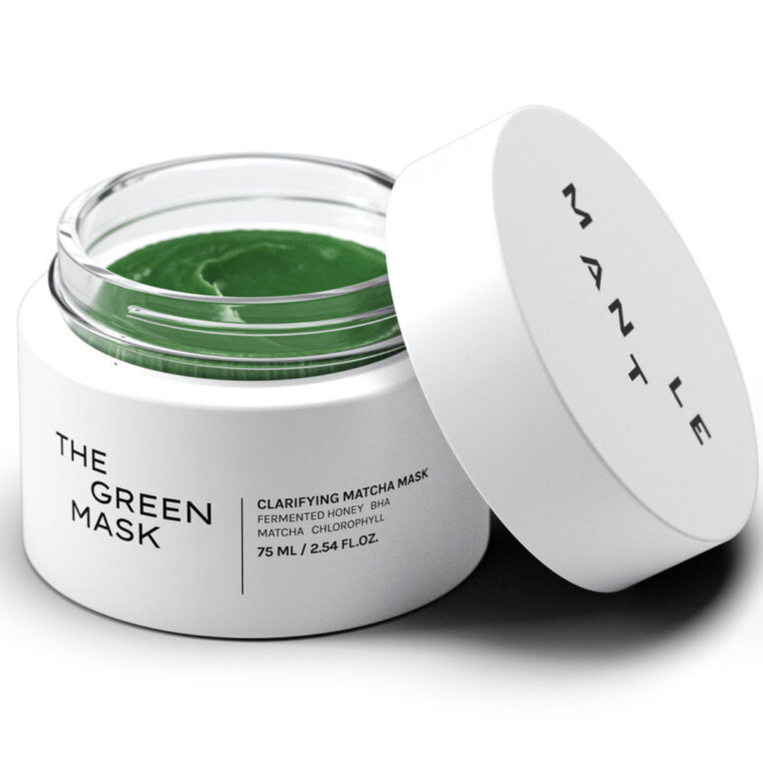 MANTLE The Green Mask – Clarifying + non-drying matcha mask 75ml