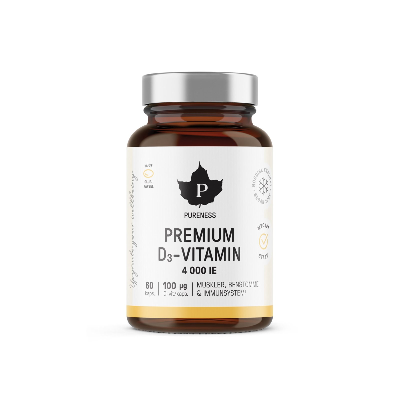 Pureness Premium D-Vitamin 60 kapslar