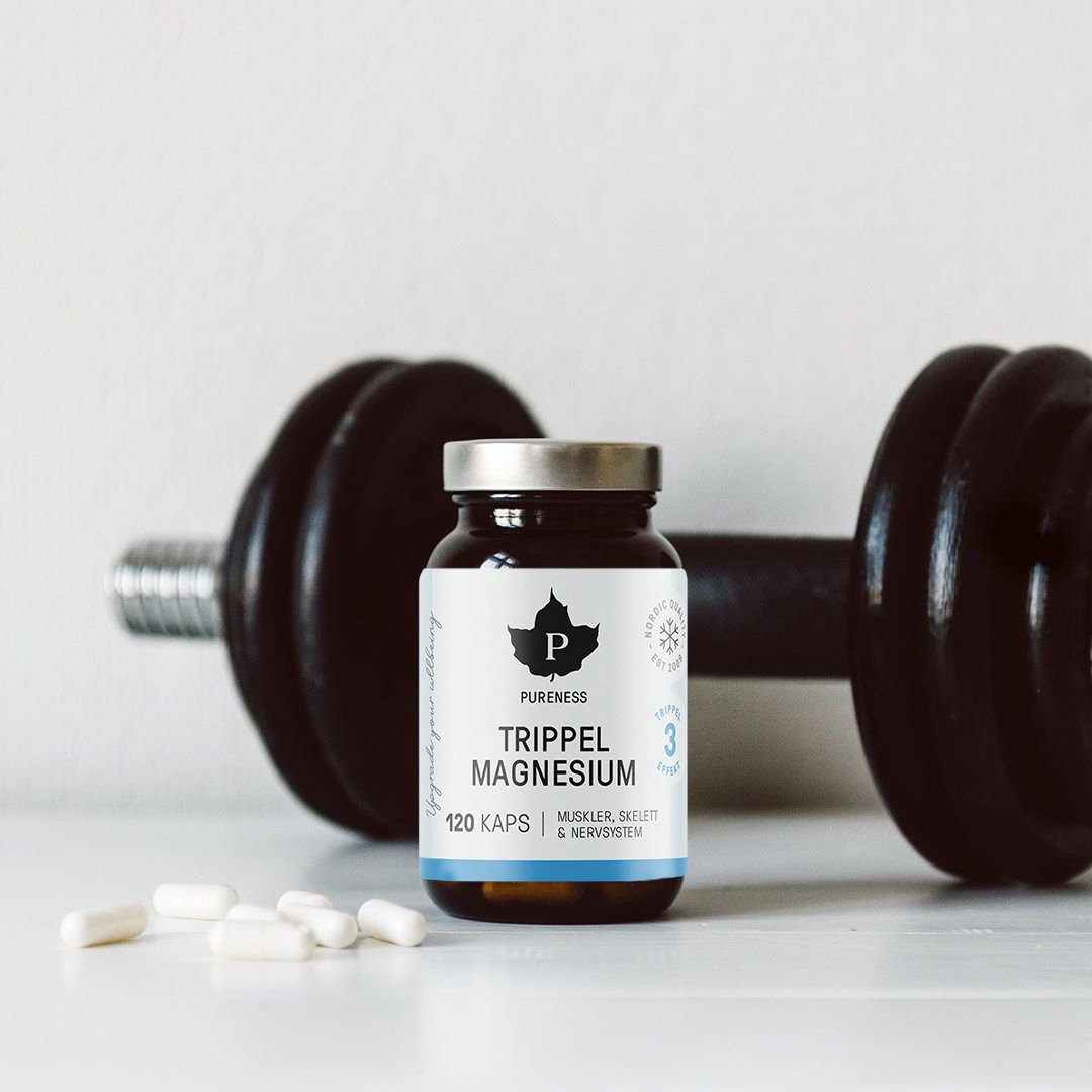 Pureness Trippel Magnesium 120 kapslar