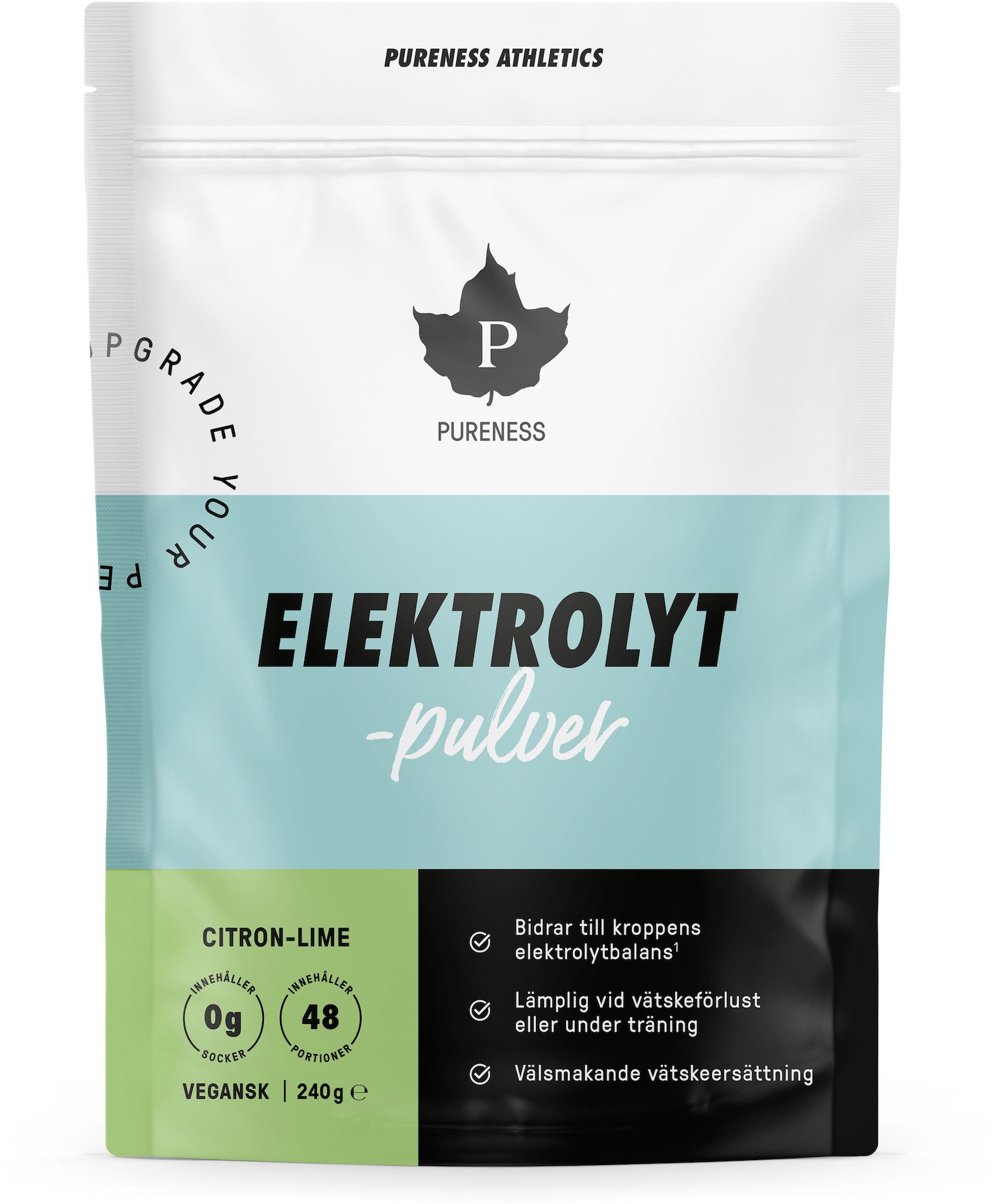 Pureness Elektrolytpulver Citron Lime 240g