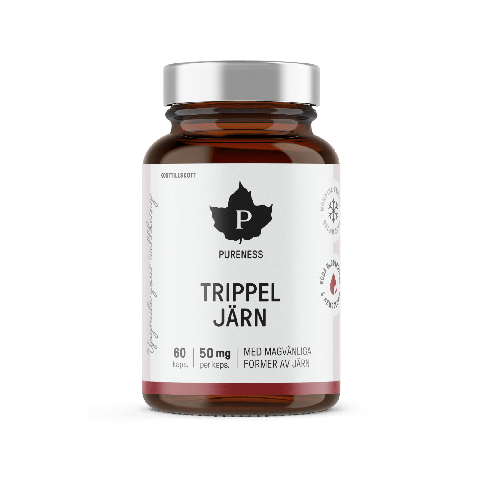 Pureness Trippel Järn 60 kapslar