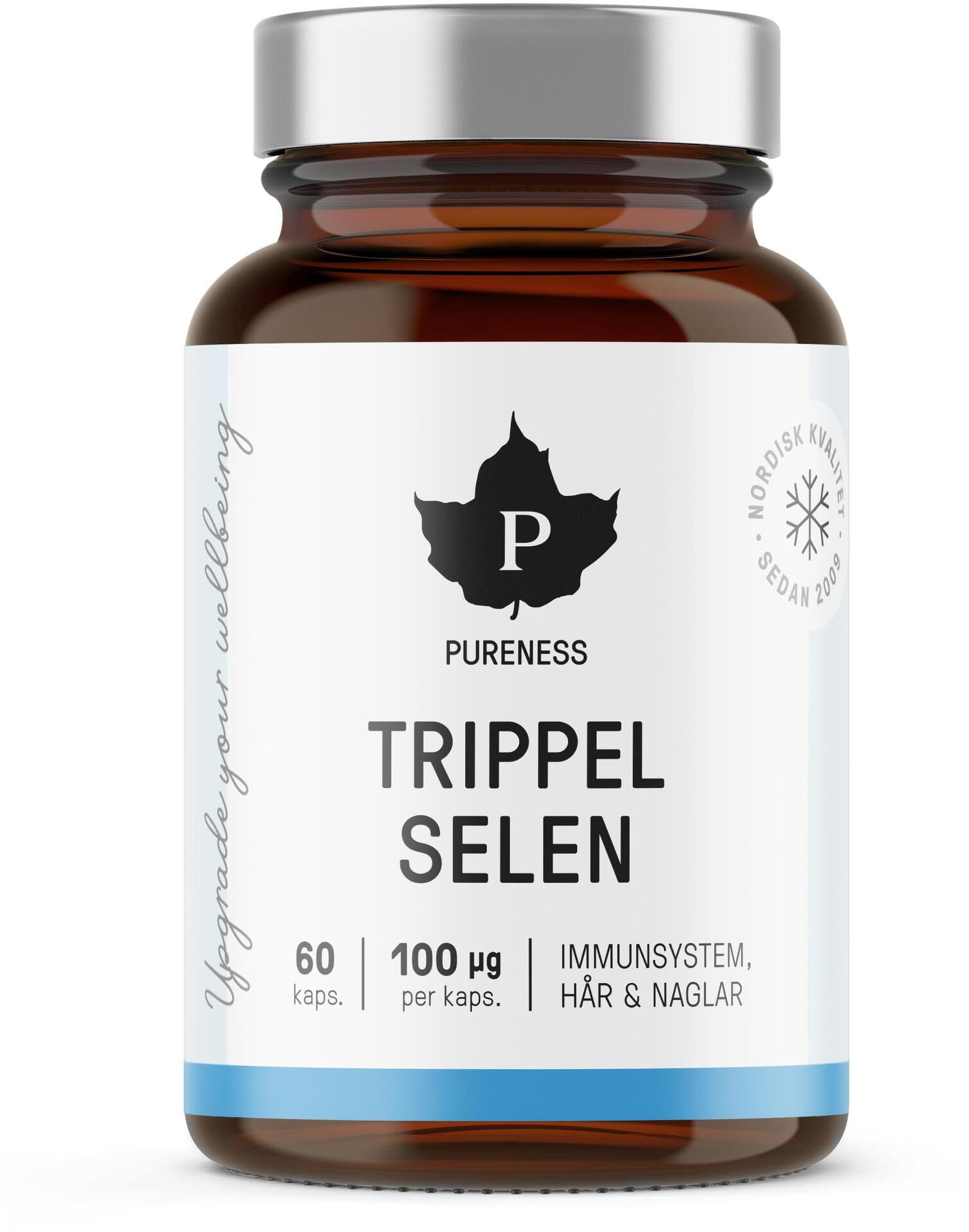 Pureness Trippel Selen 60 kapslar