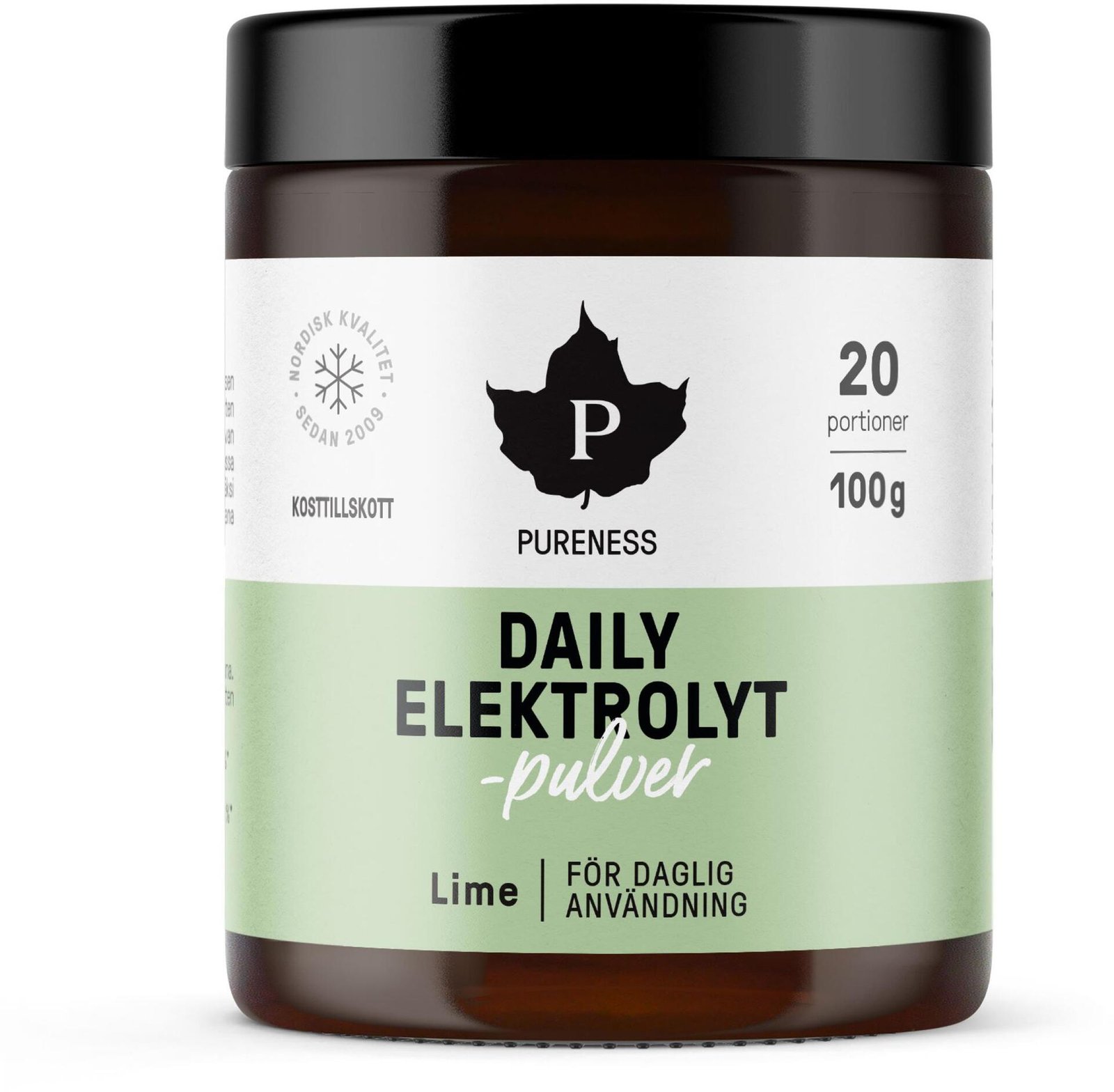 Pureness Daily Elektrolytpulver Lime 100 g
