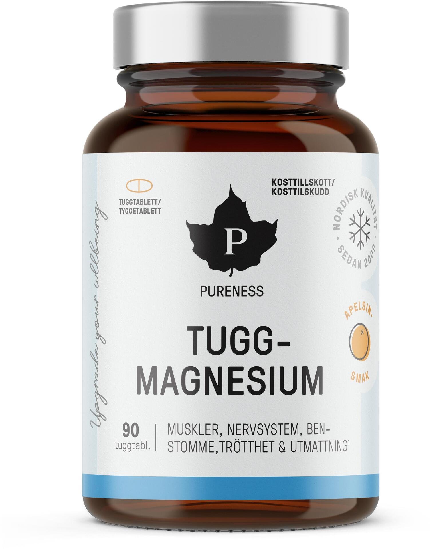 Pureness Tuggmagnesium - 90 tabletter
