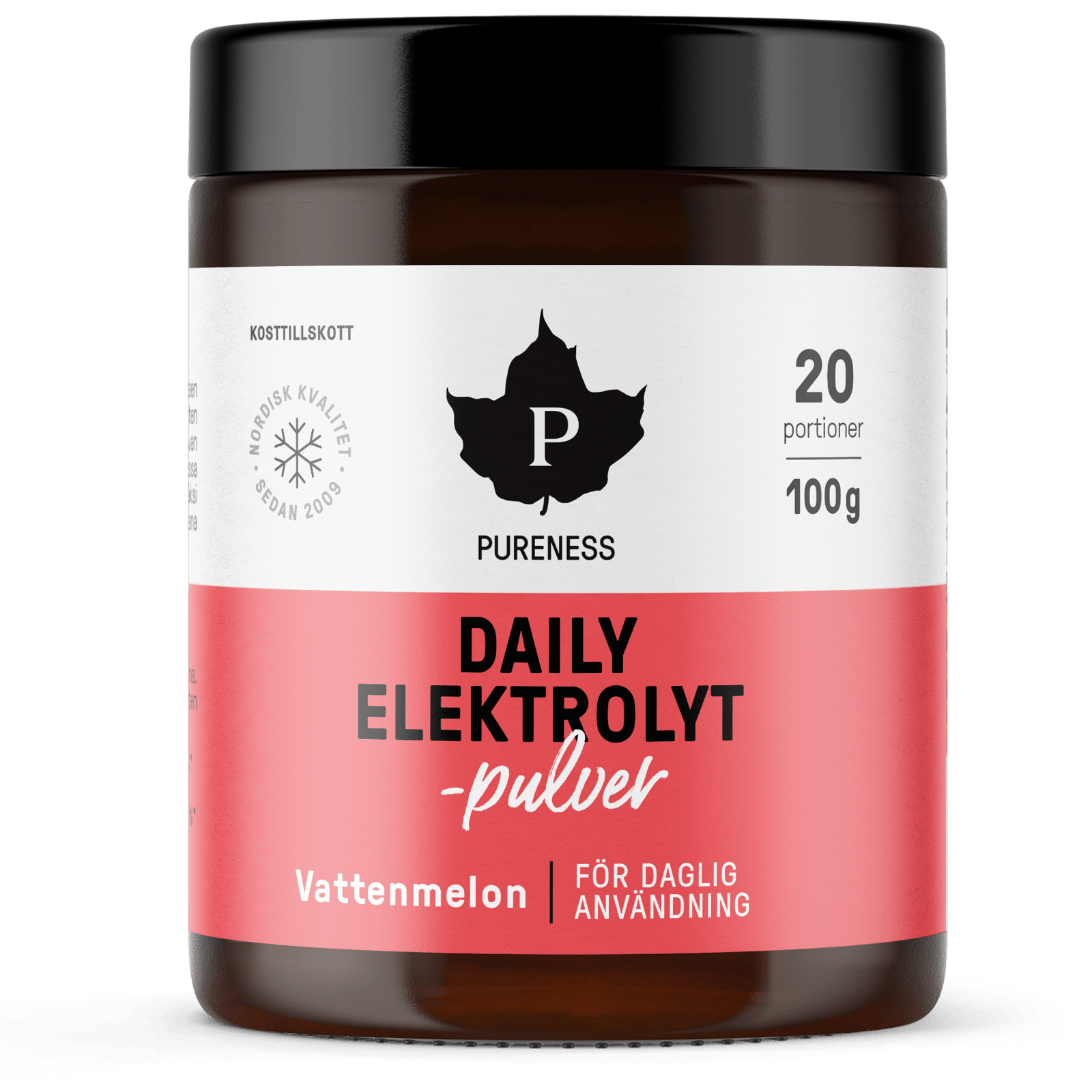 Pureness Daily Elektrolytpulver Vattenmelon - 100 g