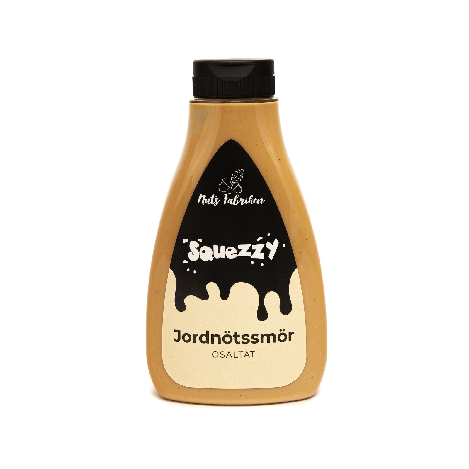 Nuts Fabriken  Jordnötssmör Squezzy Osaltat 450g