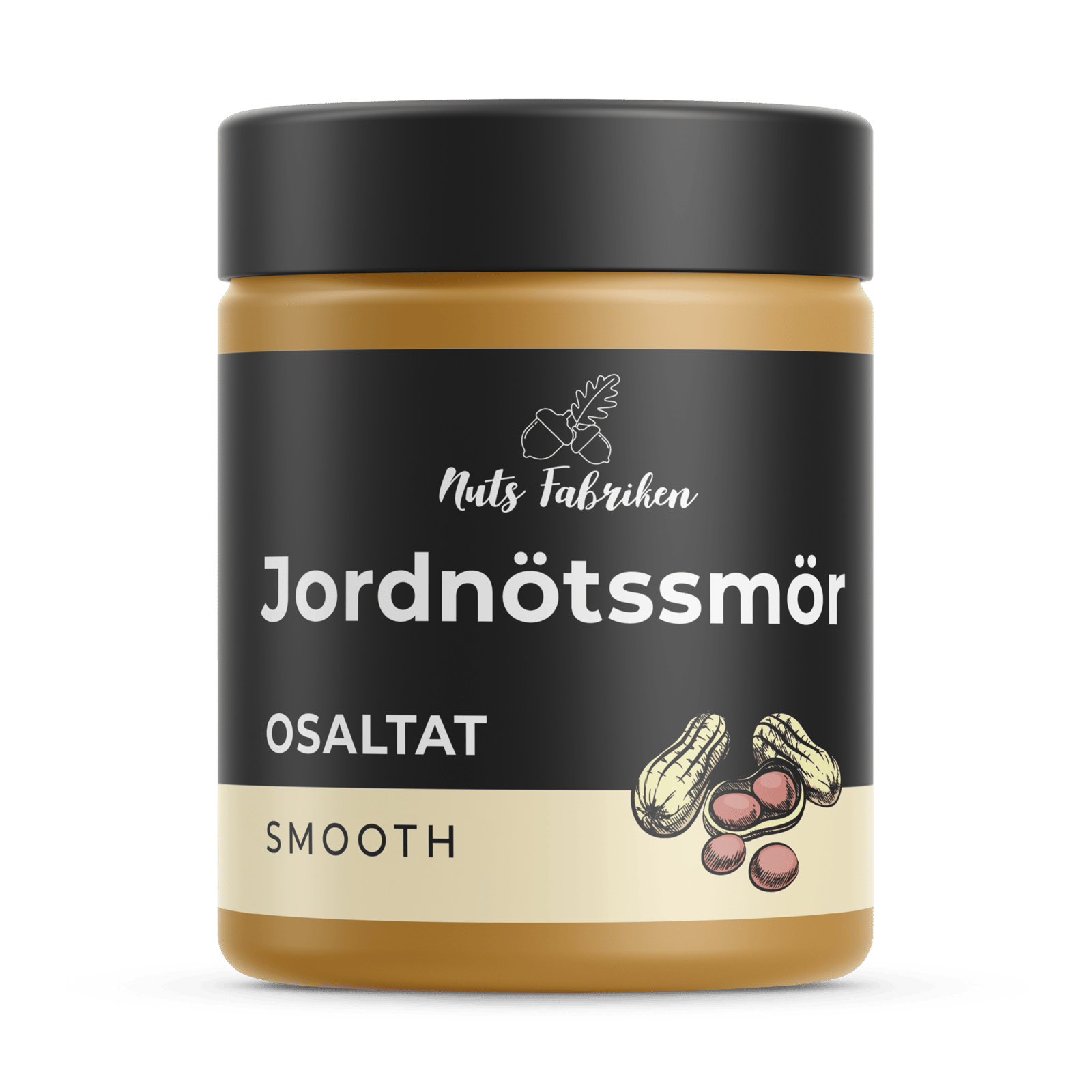Nuts Fabriken  Jordnötssmör Osaltat Smooth 1000g