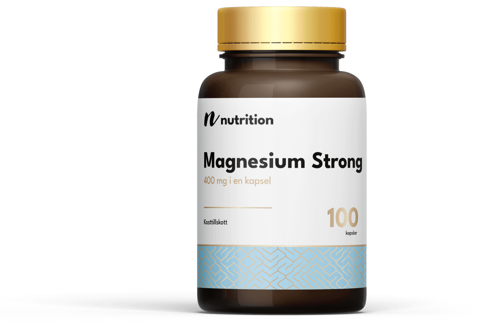 Nuts Fabriken Magnesium Strong 400 mg 100 kapslar