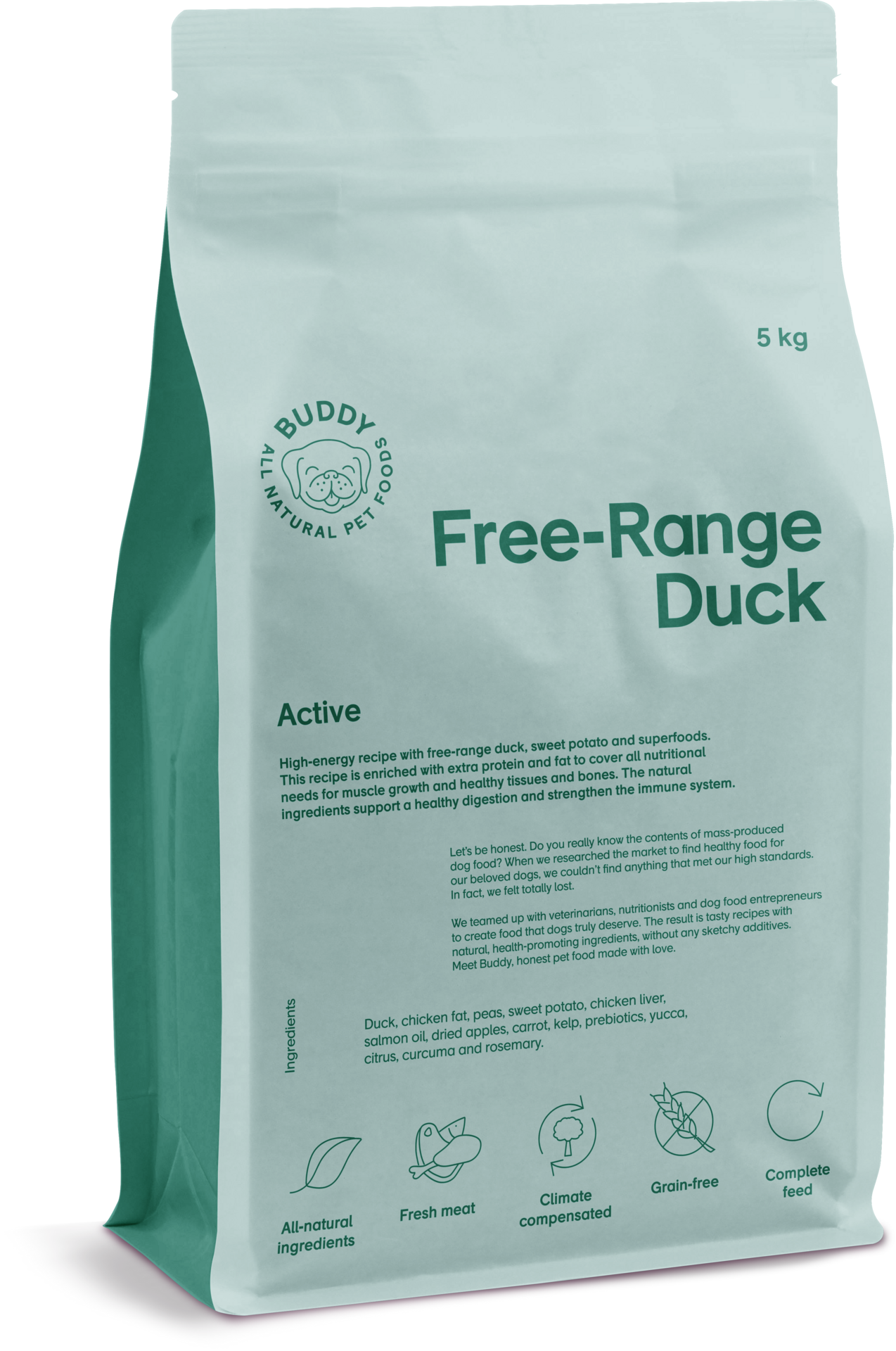 Buddy Pet Foods Free-Range Duck 5 kg
