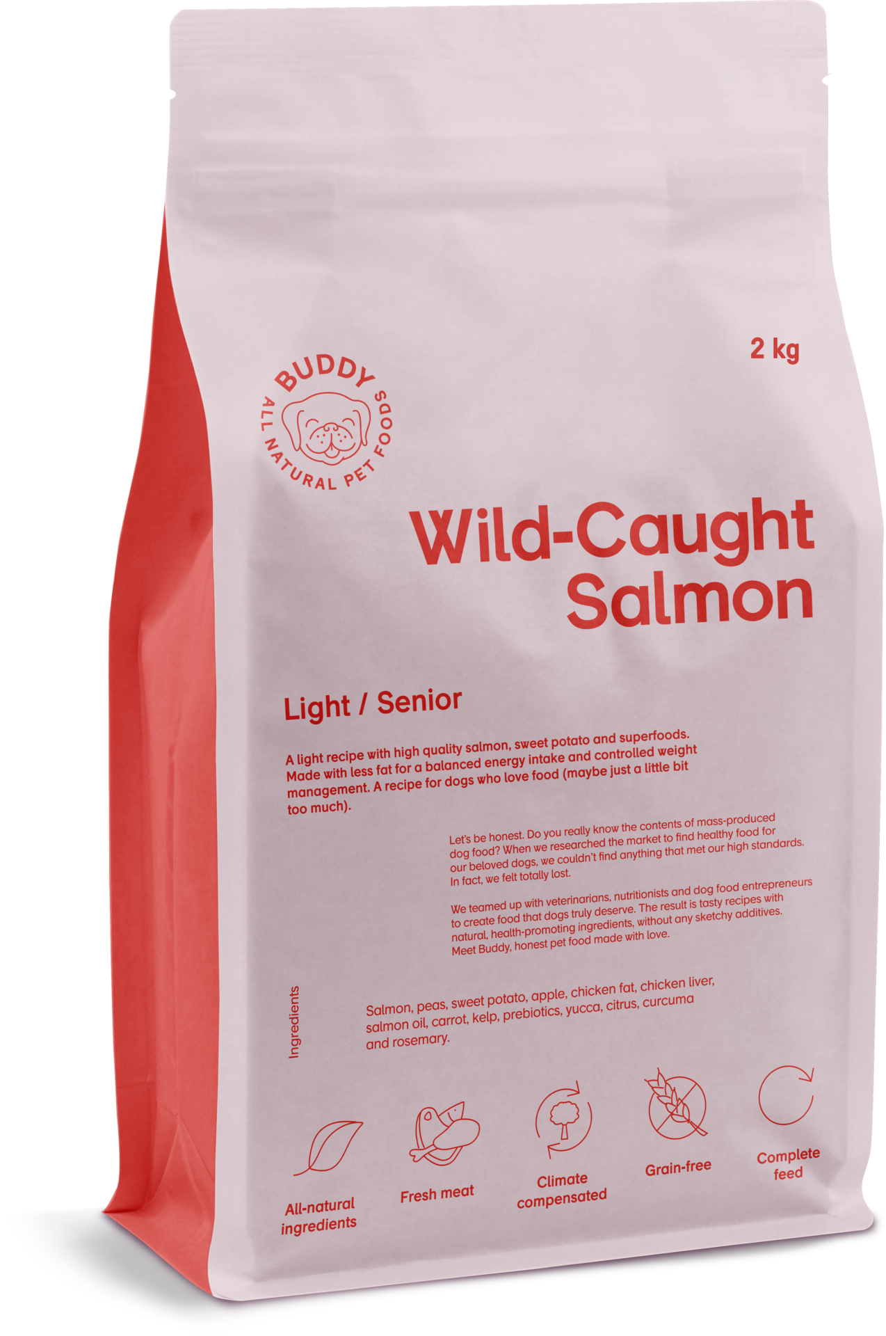 Buddy Pet Foods Wild Caught Salmon 2 kg