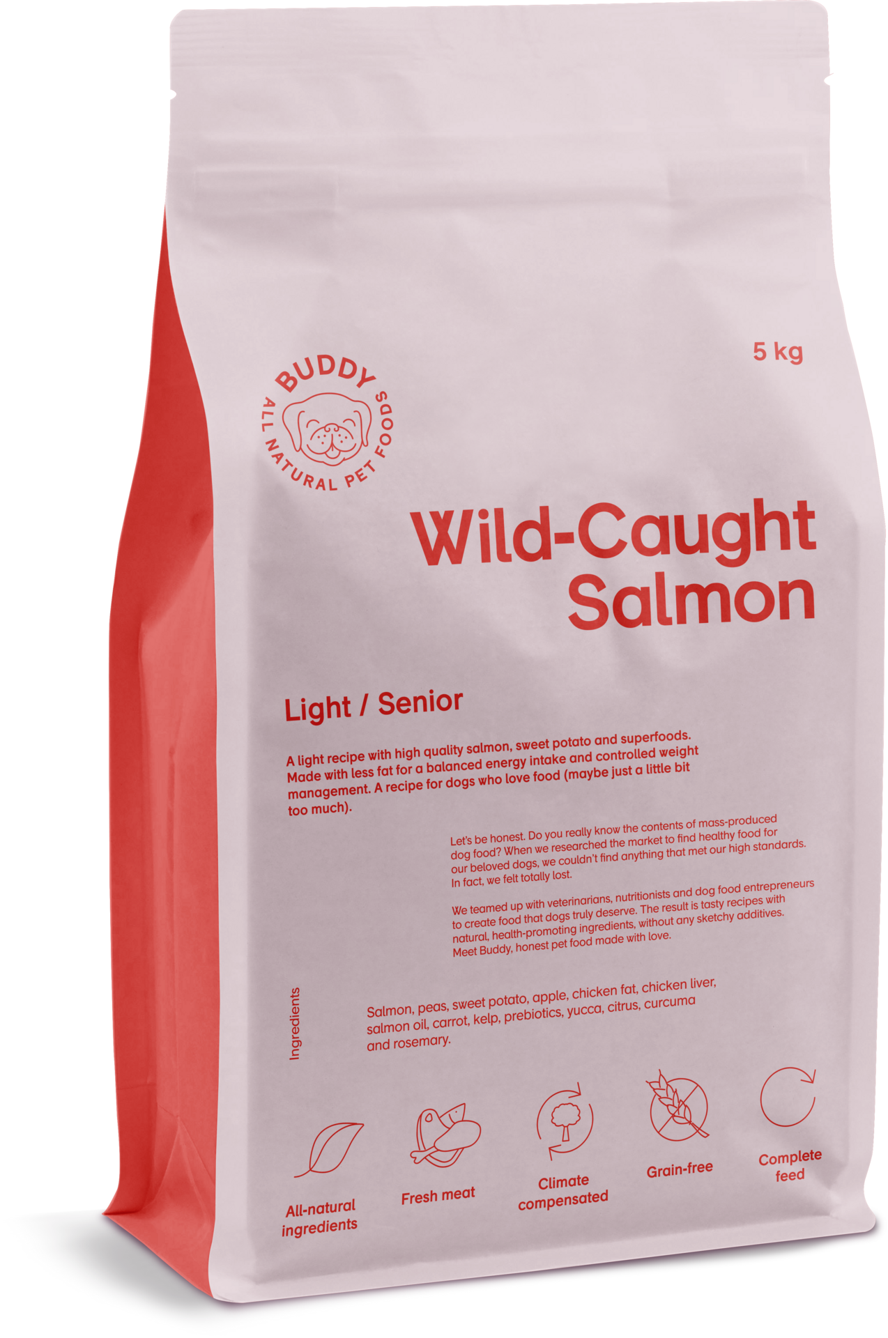 Buddy Pet Foods Wild Caught Salmon 5 kg