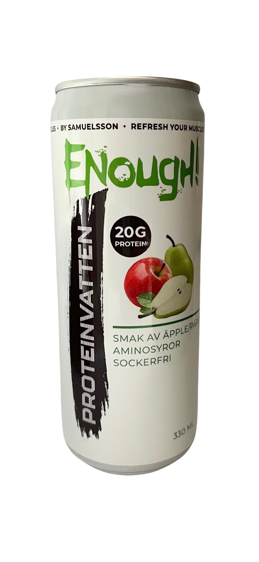 Enough Proteinvatten Äpple/Päron 330 ml