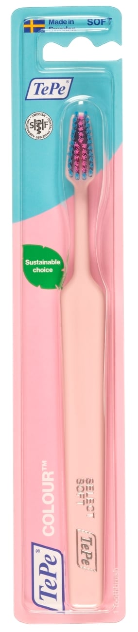 TePe Colour Soft Tandborste Ljusrosa 1st