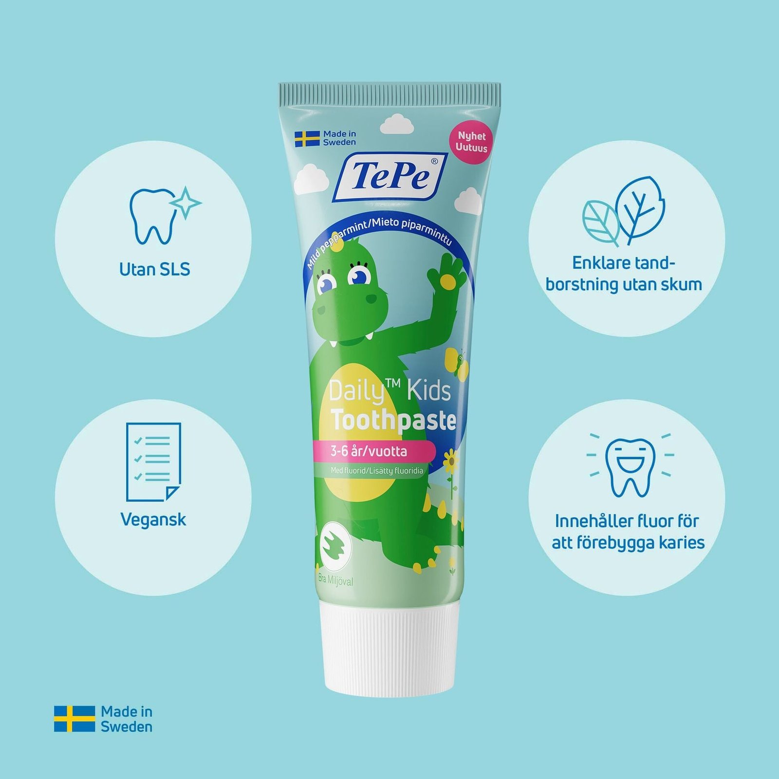 TePe Daily Kids Toothpaste 75 ml