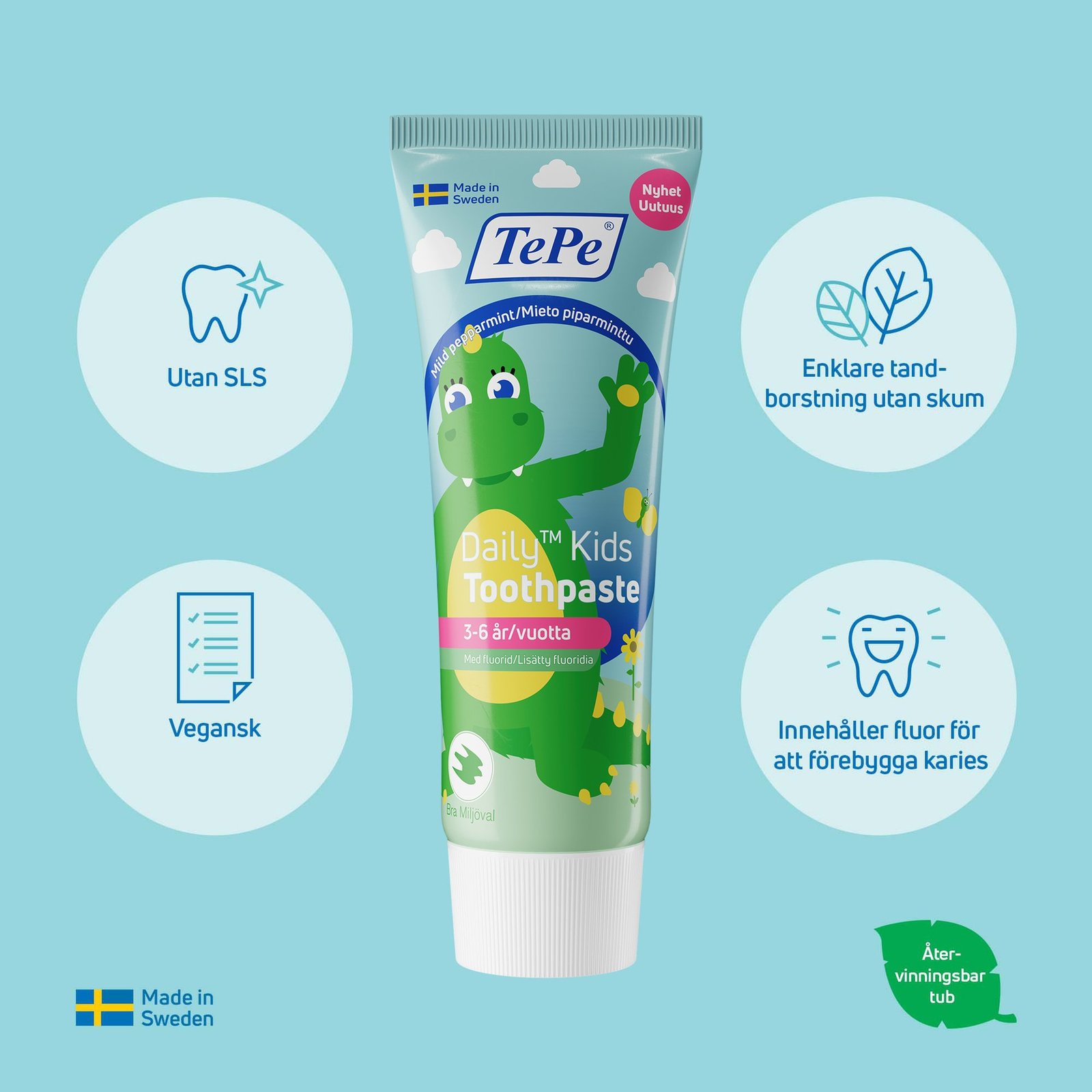 TePe Daily Kids Toothpaste 75 ml