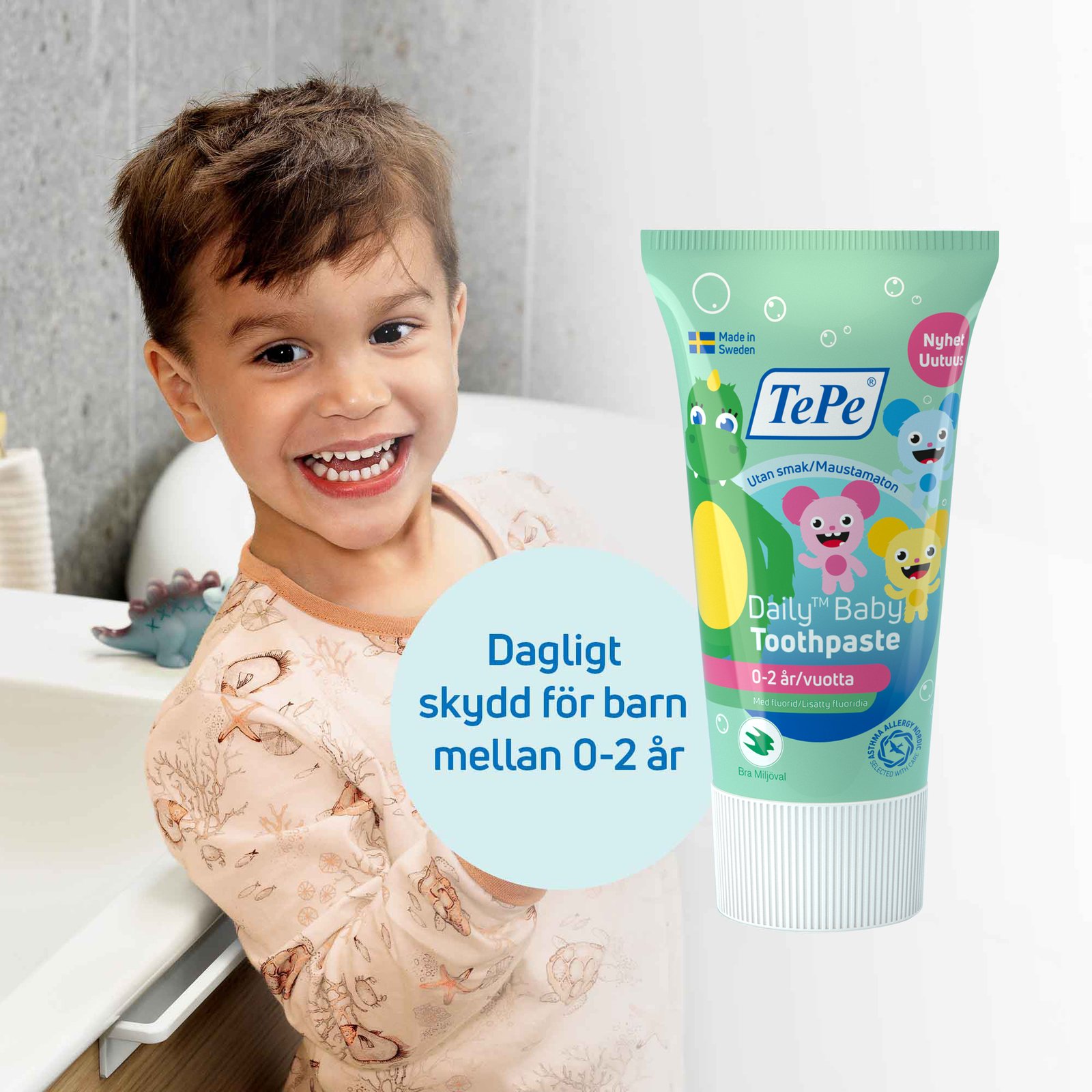 TePe Daily Baby Toothpaste 0-2 år 50 ml