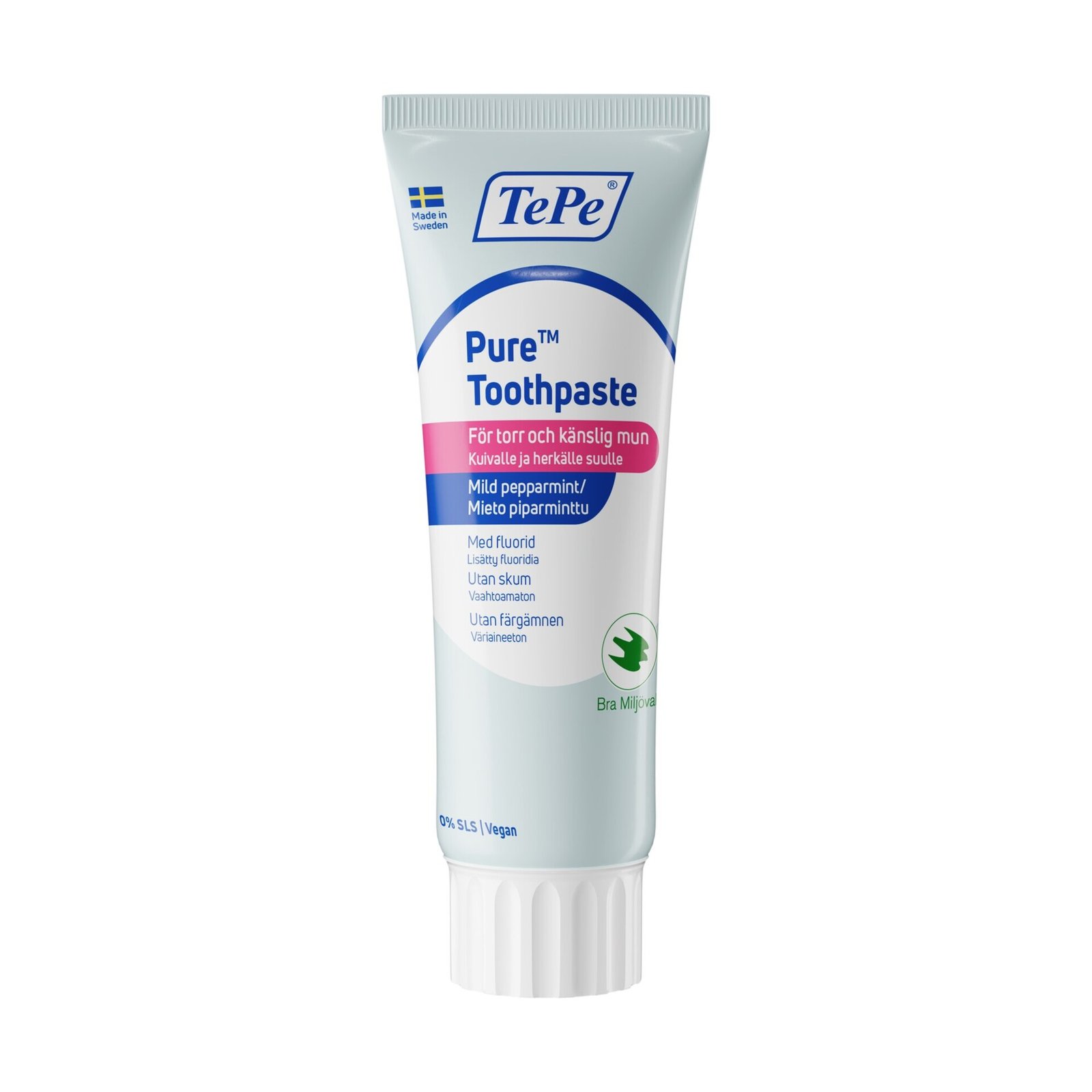 TePe Pure Toothpaste Mild Peppermint 75 ml