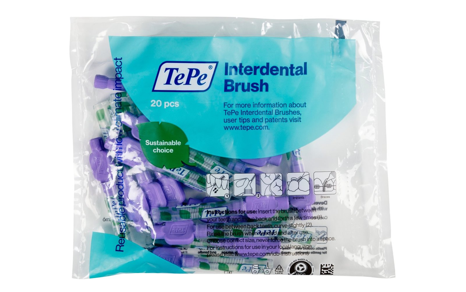 TePe Mellanrumsborste Original 1,1mm Lila 20 st