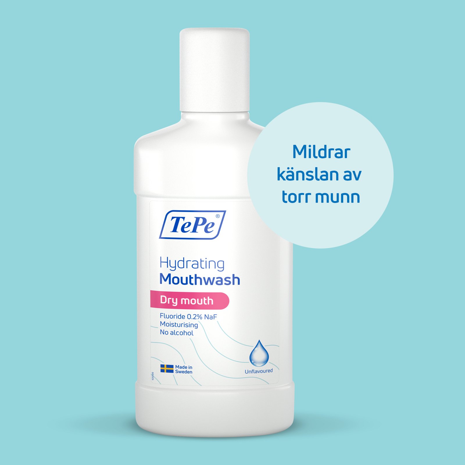 Tepe Hydrating Mouthwash Unflavoured 500 ml
