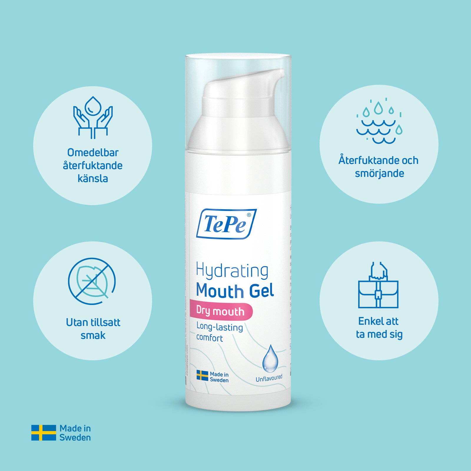 Tepe Hydrating Mouth Gel Unflavoured 50 ml