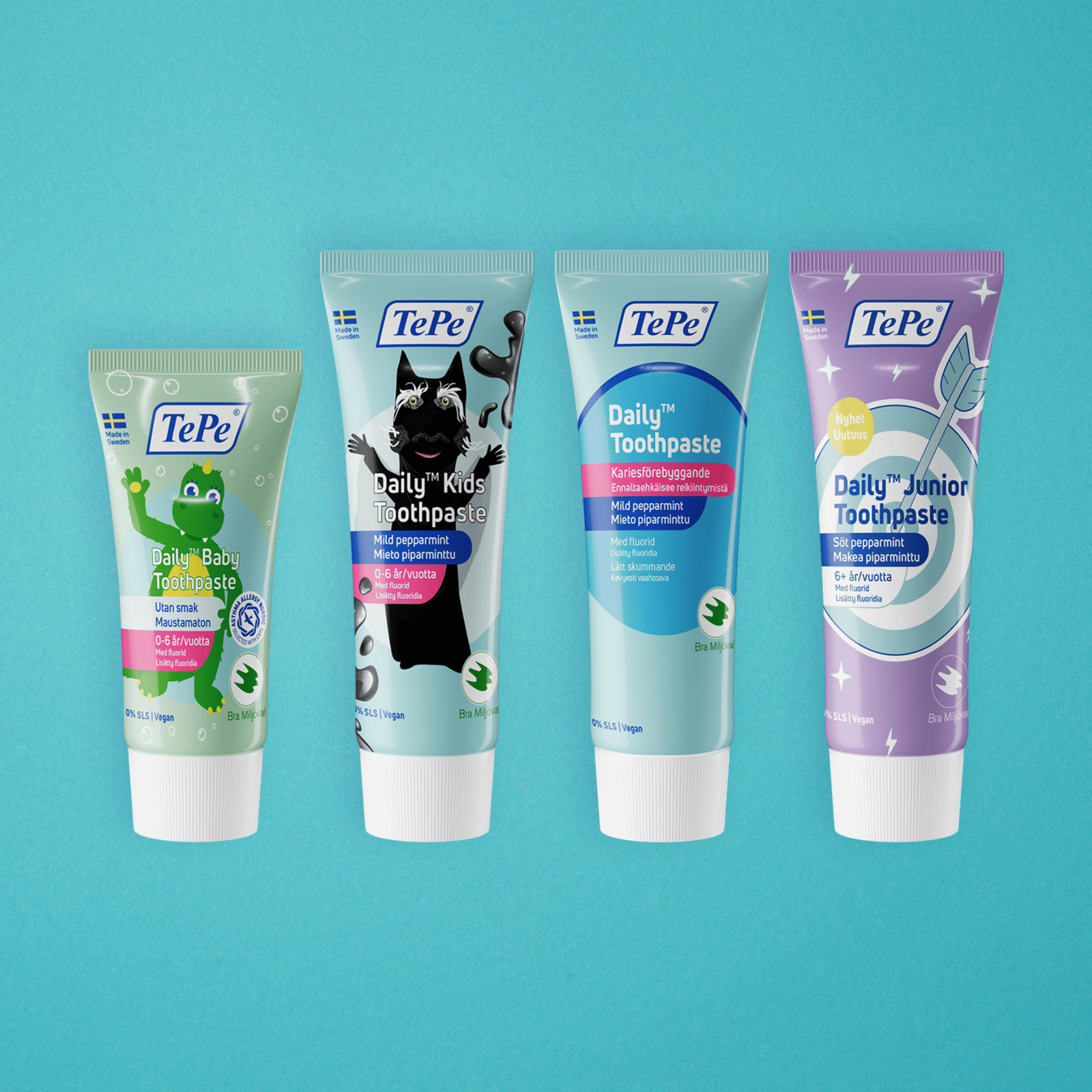 Tepe Daily Kids Sommarskuggan Tandkräm 3-6 år 75 ml