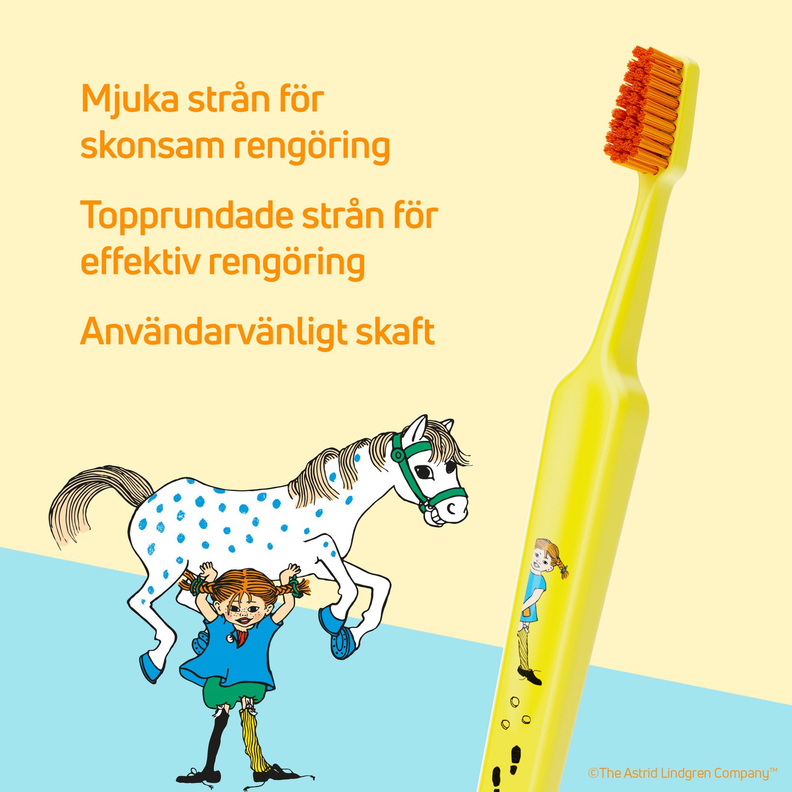 TePe Kids Pippi Extra Soft Tandborste 3-pack