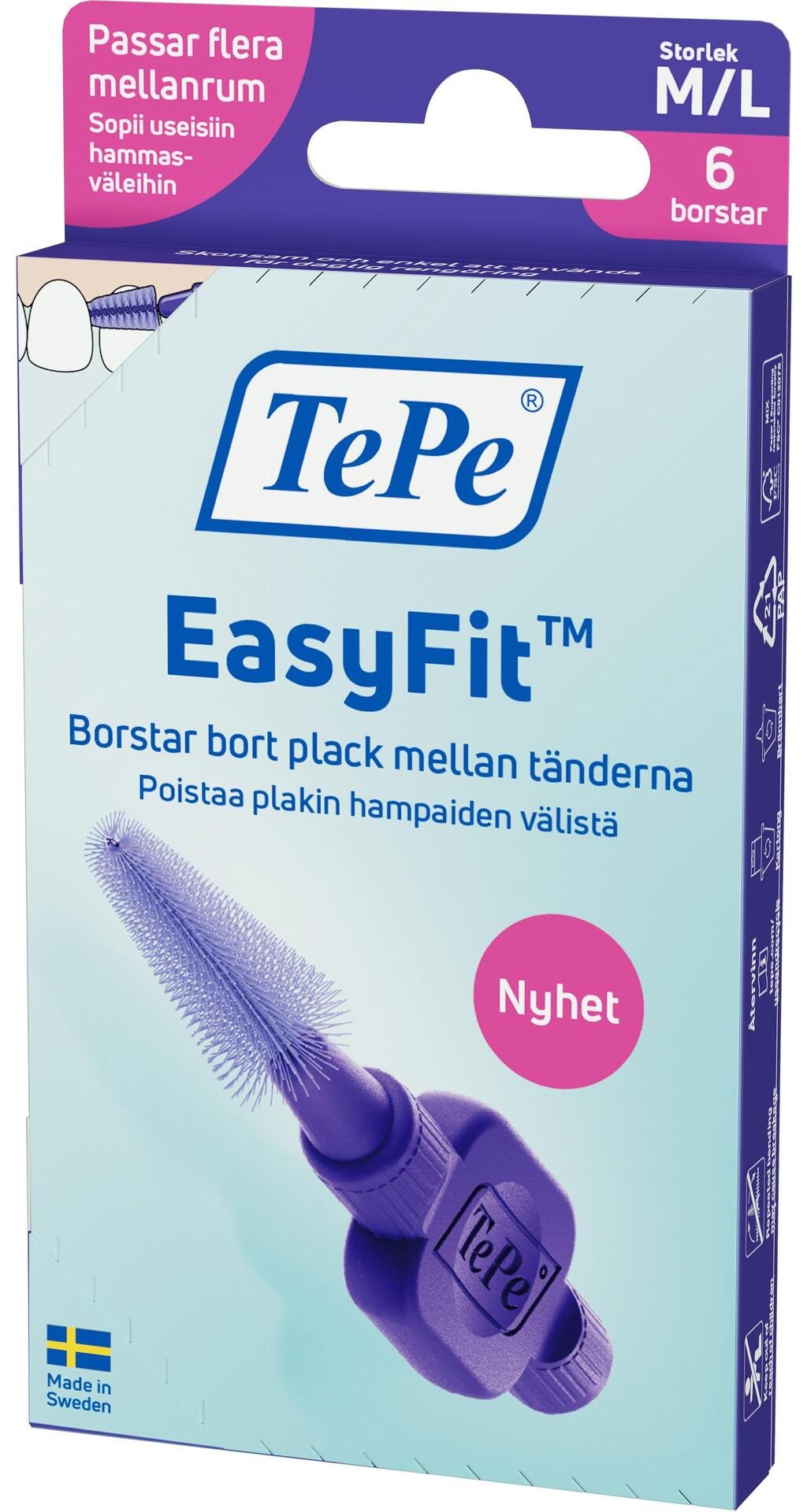 TePe EasyFit M/L 6 st