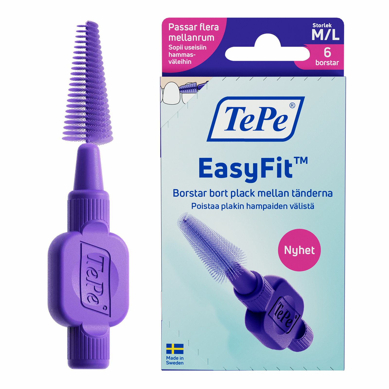 TePe EasyFit M/L 6 st