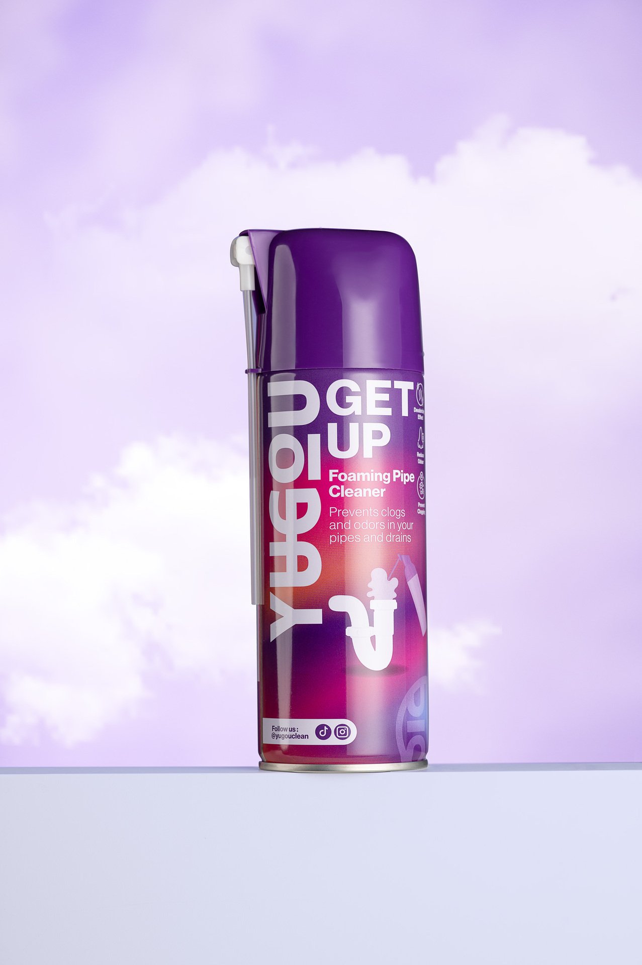 YUGOU GET UP Foaming Pipe Cleaner 450 ml