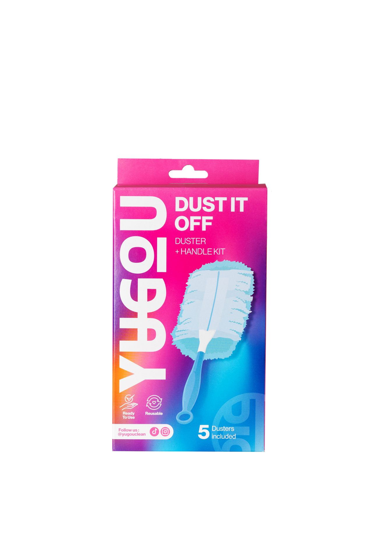 YUGOU DUST IT OFF Duster & Handle Kit 1 handle + 5 dusters st