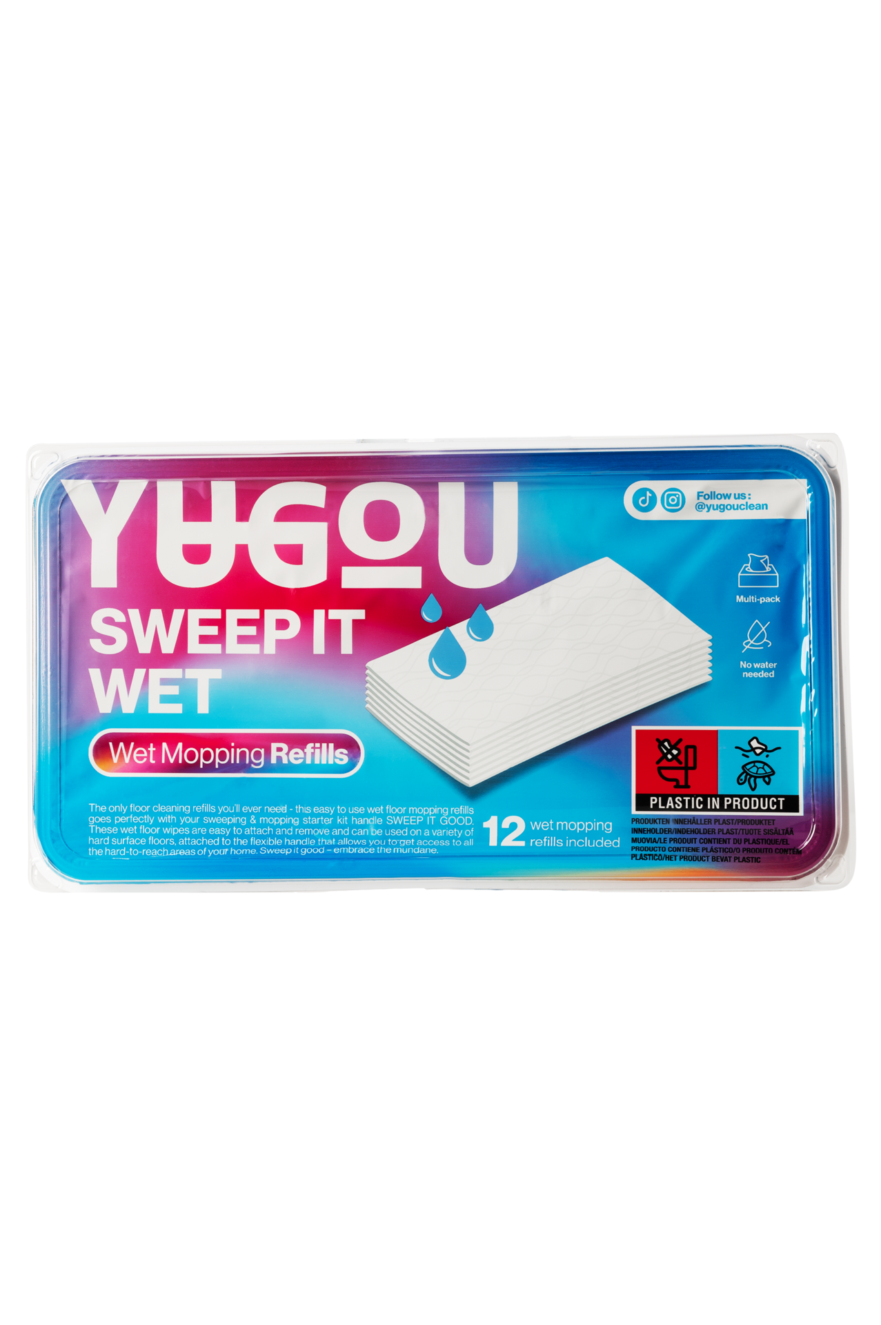 YUGOU SWEEP IT WET Wet Sweeping Refills 12 st