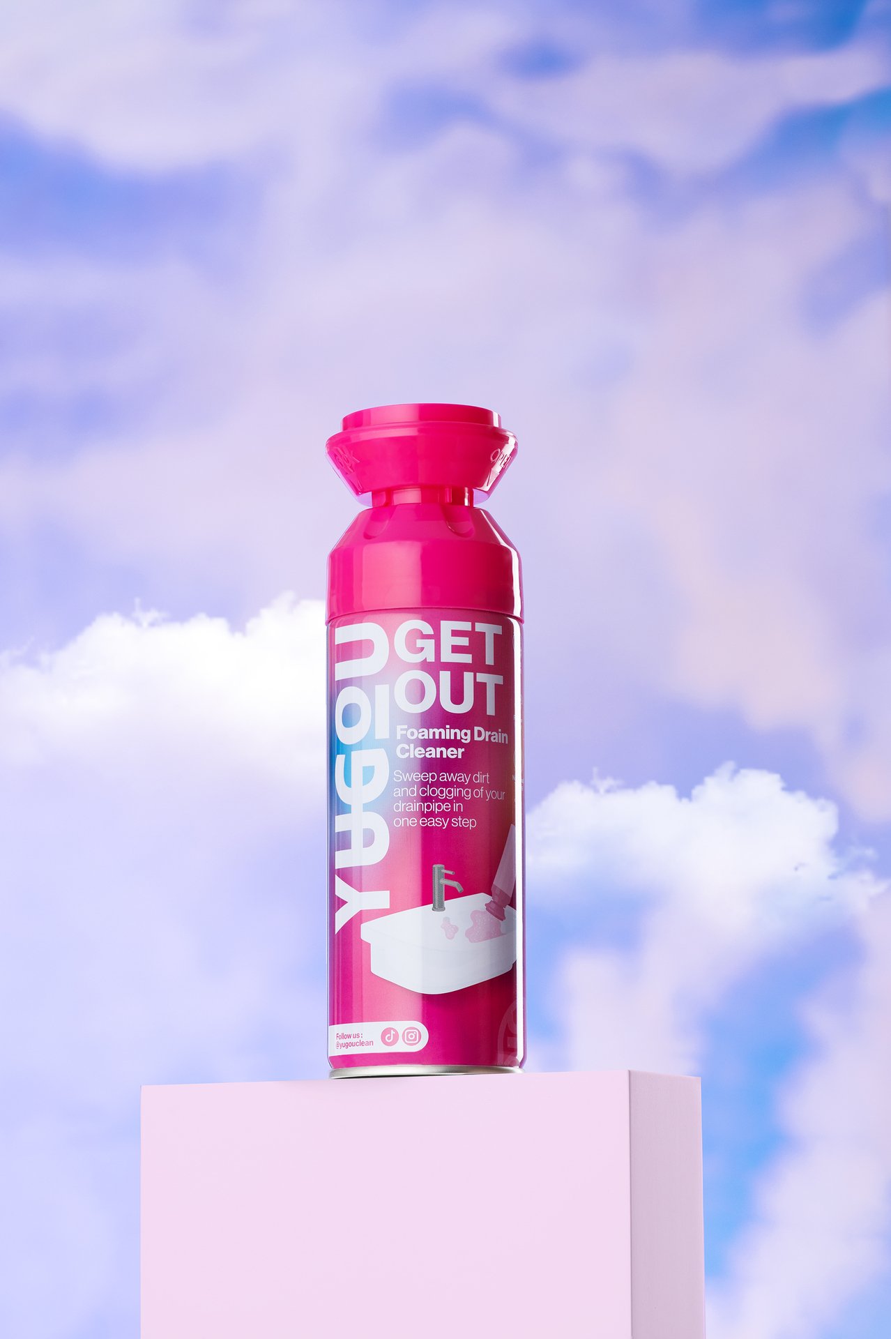 YUGOU GET OUT Foam Drain Cleaner 450ml