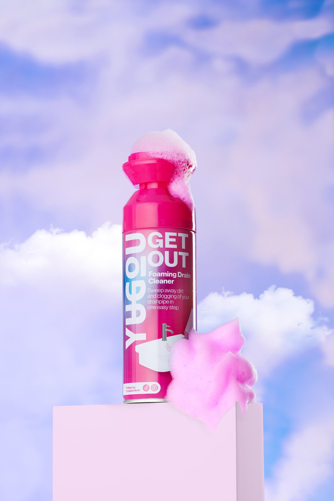 YUGOU GET OUT Foam Drain Cleaner 450ml