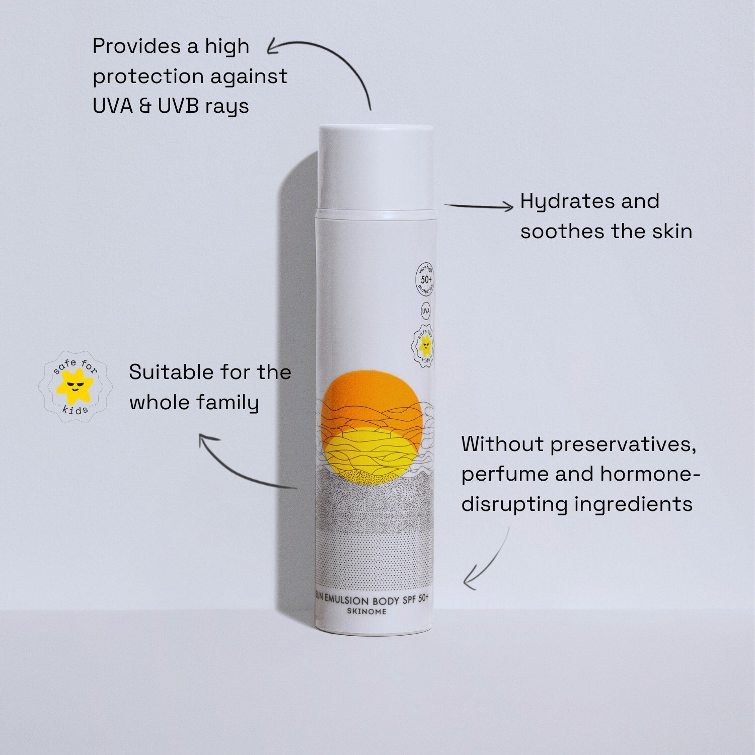 Skinome Sun Emulsion Body SPF 50+ 150 ml
