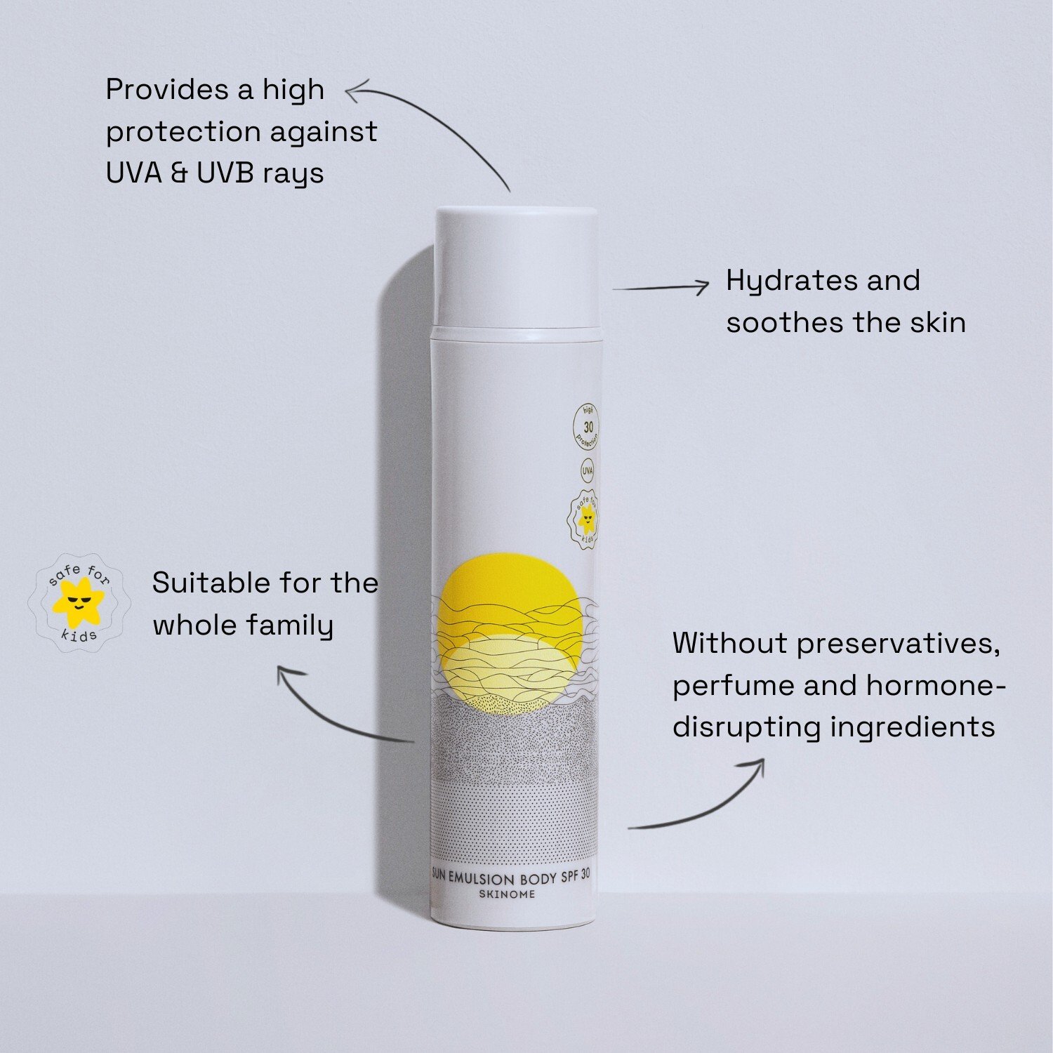 Skinome Sun Emulsion Body SPF30 150ml