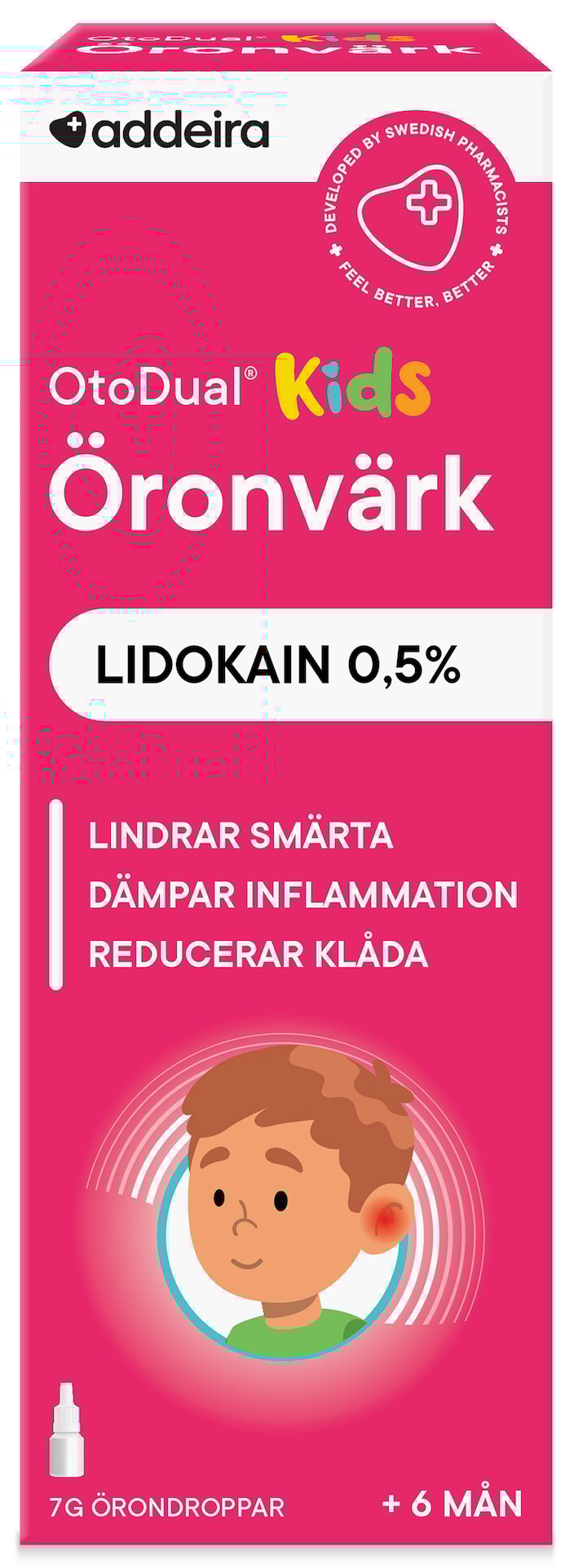 addeira OtoDual Kids Örondroppar 7 g