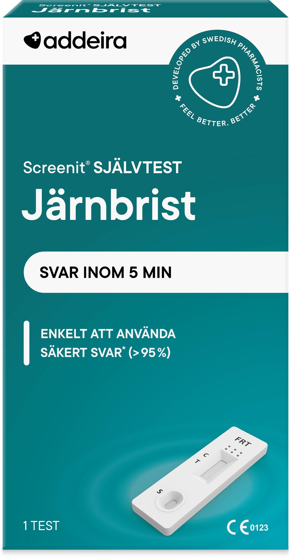 addeira Screenit Självtest Järn 1 st