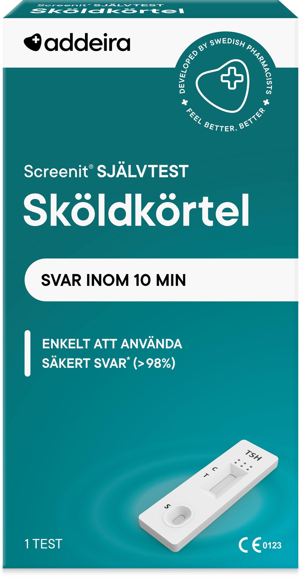 addeira Screenit Självtest Sköldkörtel 1 st